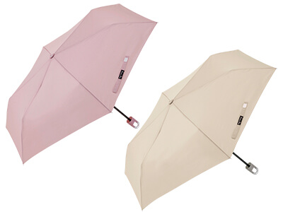 カラビナ付シンプル折りたたみ傘