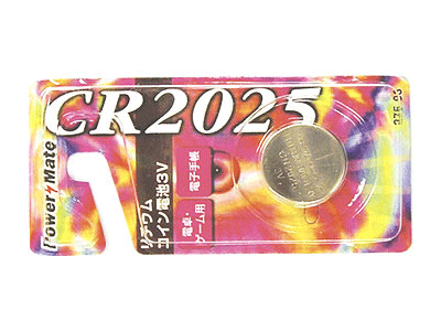 PMリチウムコイン電池(CR2025)