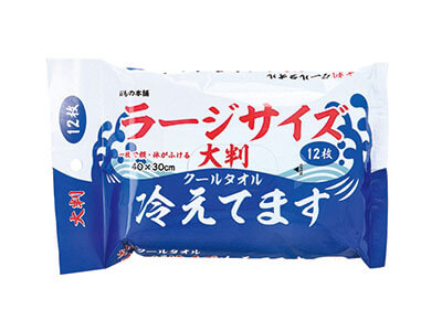 大判クールタオル冷えてます ラージサイズ12枚入