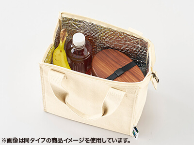 フェアトレードコットンスクエア保冷トートS カラー