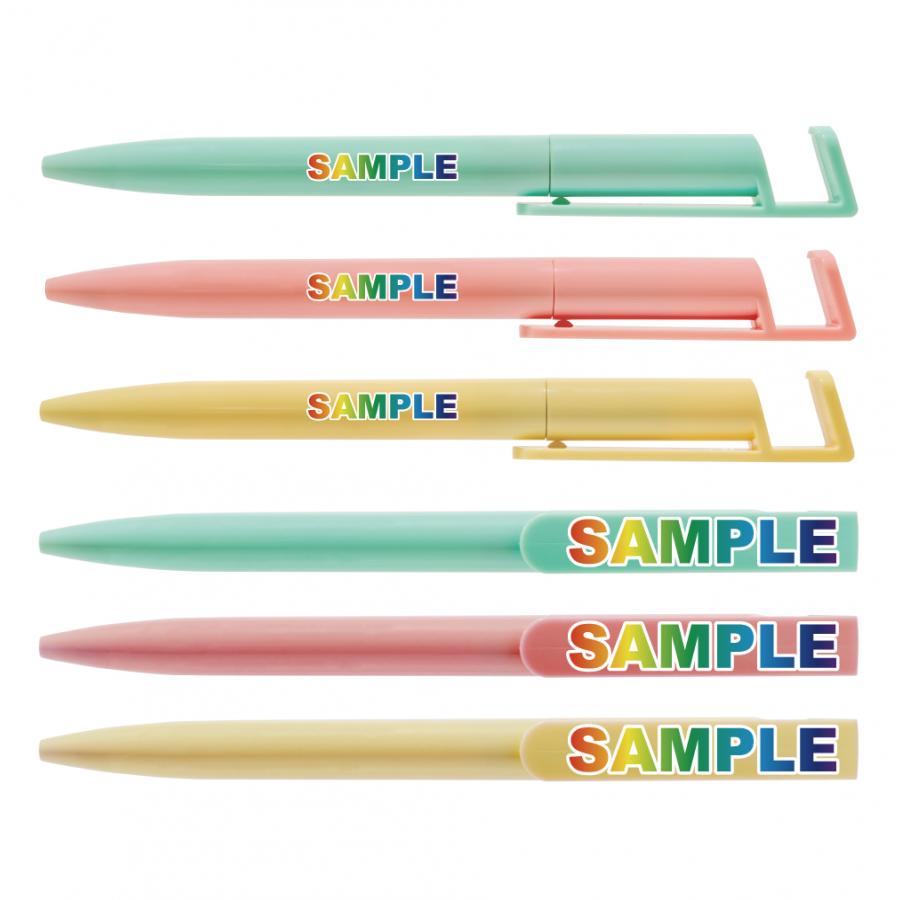 スマホスタンド付き抗菌ボールペン