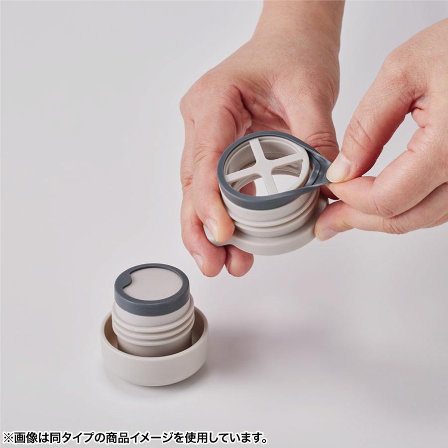 ショルダーサーモステンレスボトルver2 スモークピンク