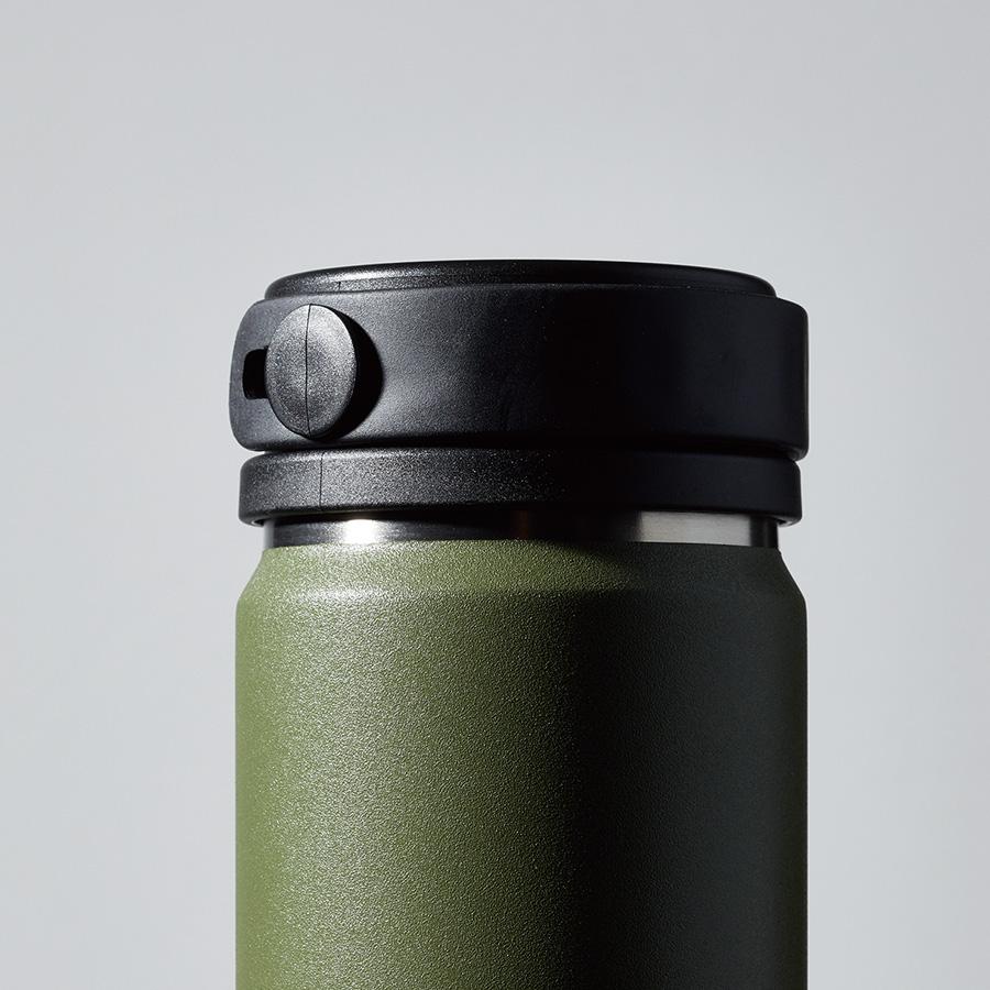 Zalattoサーモハンドルスタイルボトル 500ml カーキ