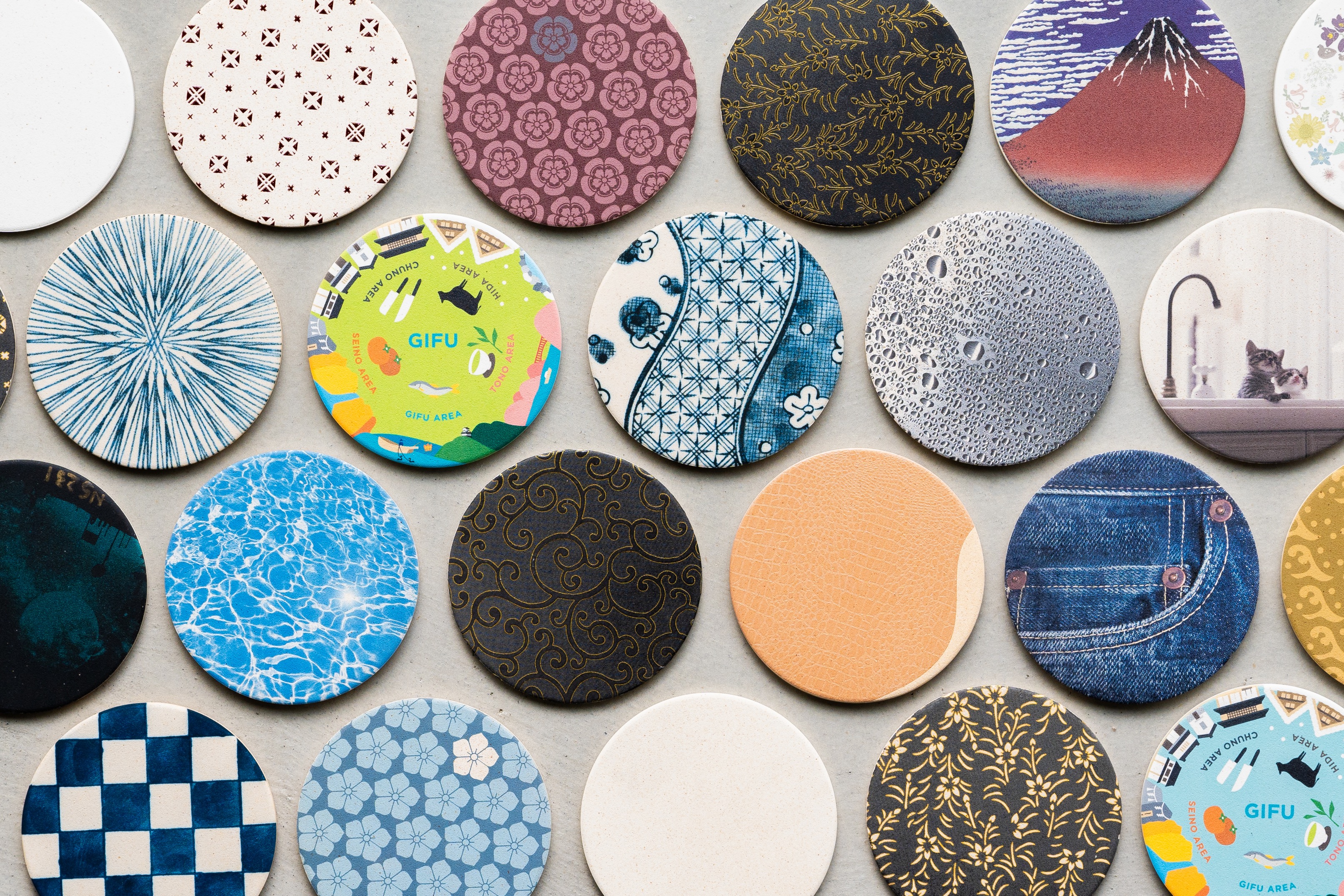 珪藻土吸水コースター