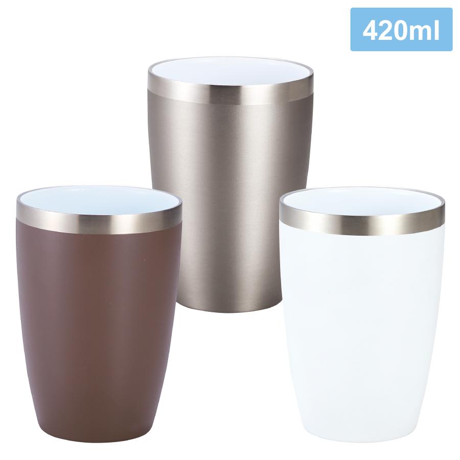 セラミック加工真空二重構造ステンレスタンブラー