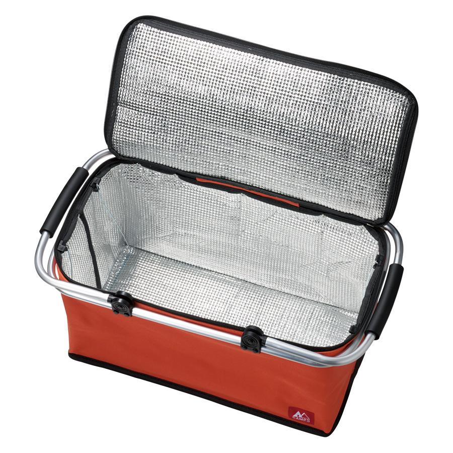 キャンプス 軽量アルミ保冷温バスケット