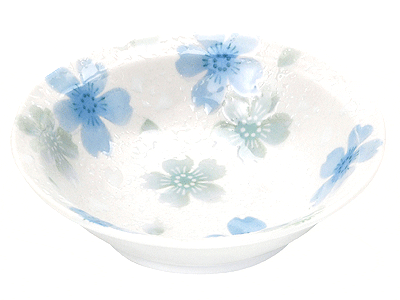 市田ひろみ青い花デザート鉢