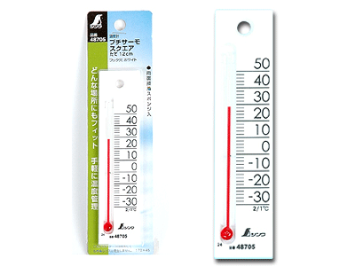 温度計サーモスクエア12cm
