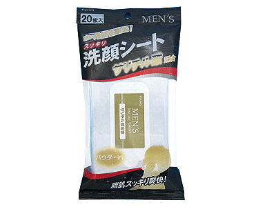 MEN'S洗顔シートサリチル酸配合